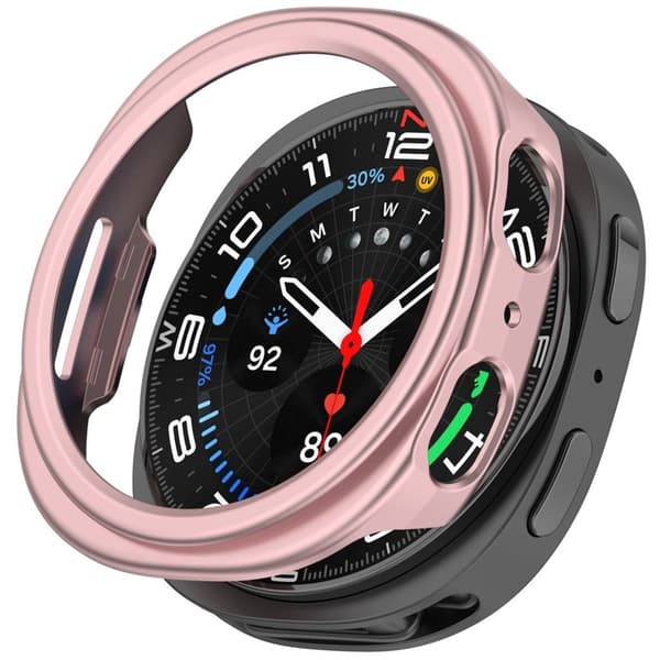 Samsung Galaxy Watch9 44mm Watch Frame Case - Rose Pink