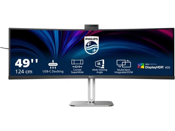Philips 49" 49B2U5900CH Curved - 2 År Garanti Helt Ny Oanvänd - Original