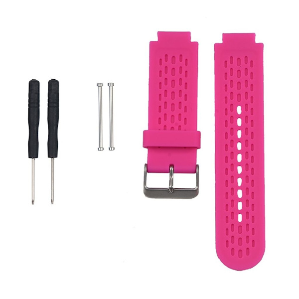 Silicone watch strap replacement for Garmin Approach S2/S4 - rose