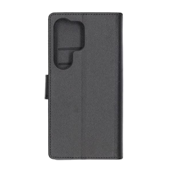 Samsung Galaxy S25 Ultra Wallet Case with Stand - Black