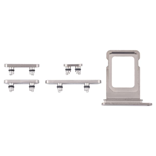 Buttons and SIM Card Holder for iPhone 16 Pro and 16 Pro Max - Natural Titanium
