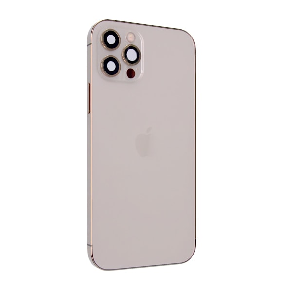 iPhone 12 Pro Baksida med Komplett Ram - Guld