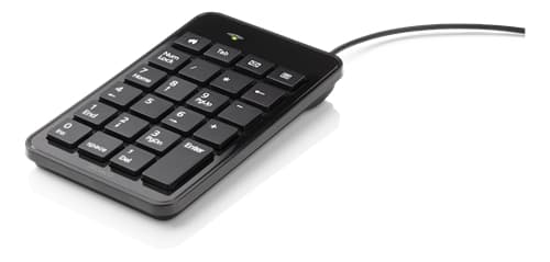 DELTACO Numeric Keyboard, 23 keys, 4 hotkeys - Black