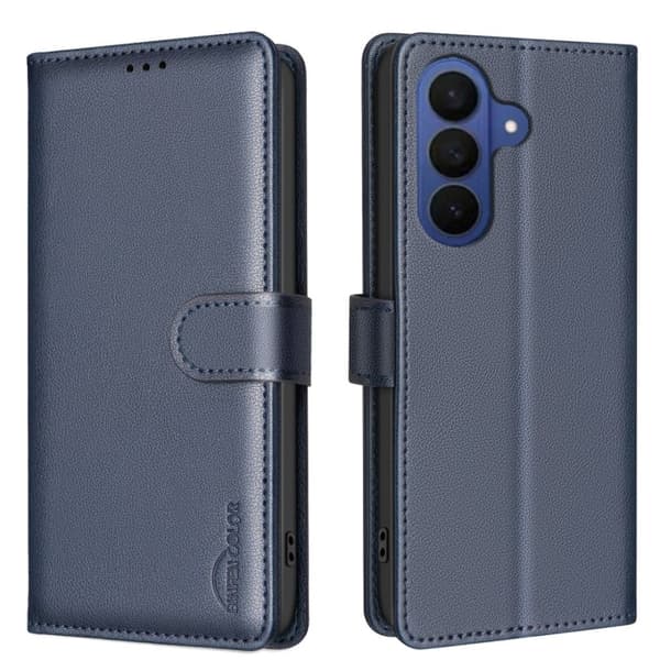 BINFEN COLOR Samsung Galaxy S26 Wallet Cover RFID Blocking - Blue