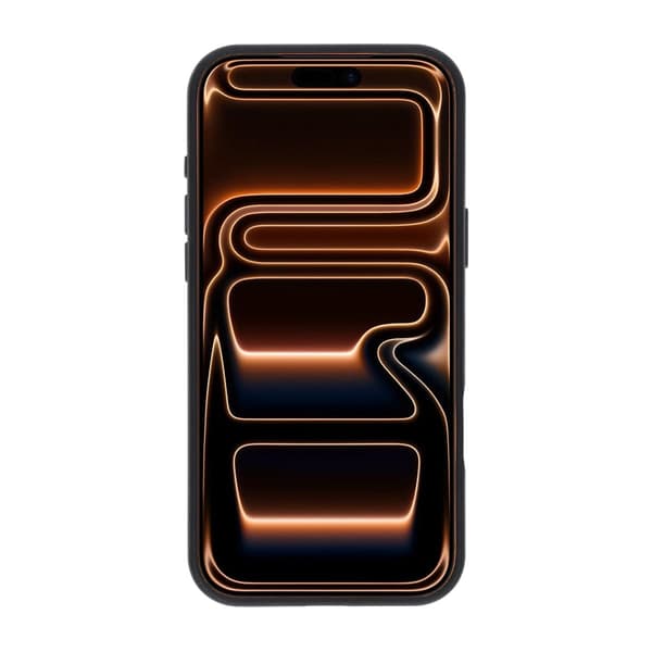 Mecha-Style Litchi Grain 360 Rotating Stand Phone Case For iPhone 17 Pro Max/18 Pro Max Black