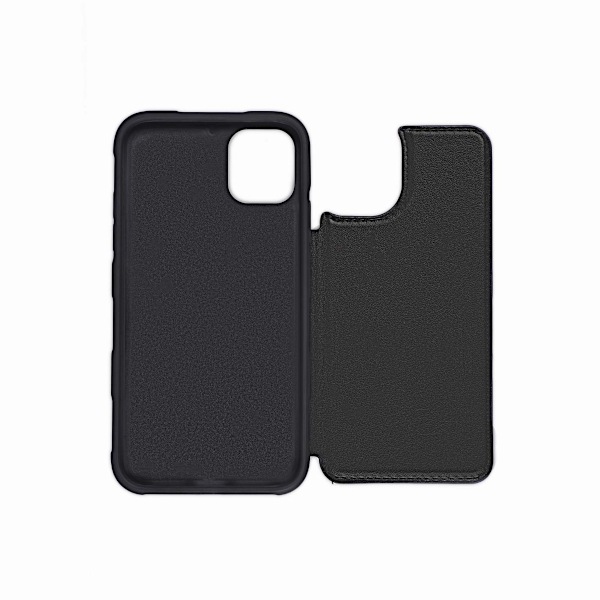 iPhone 11 Pro Max Stöttåligt Skal med Kortfack - Svart