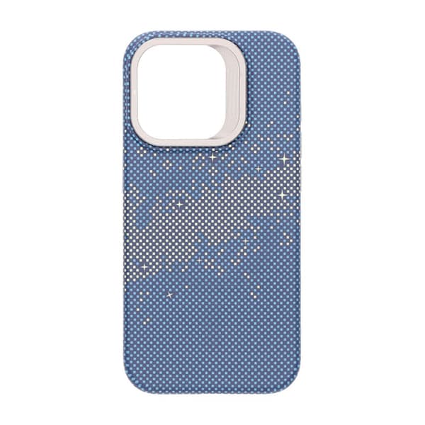 Magsafe Case and Stand for iPhone 15 Pro - Blue and Gold