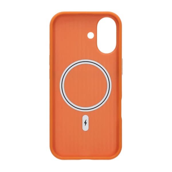 Luggage Spliced Leather Texture Magnetic Phone Case For iPhone 17 Orange