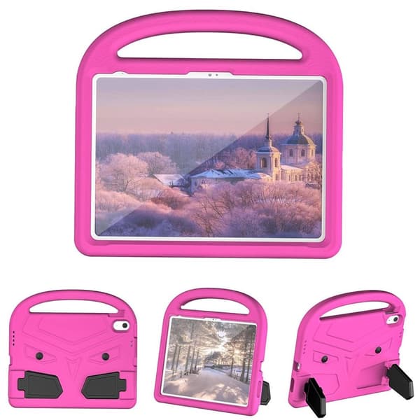 iPad A16 11" 2025/10.9" 2024 EVA Case with Kickstand & Handle - Pink