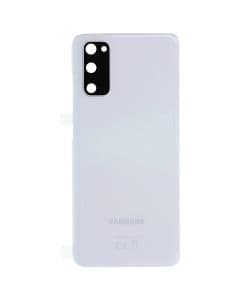 Samsung Galaxy S20 Baksida Med Tejp - Vit Svart