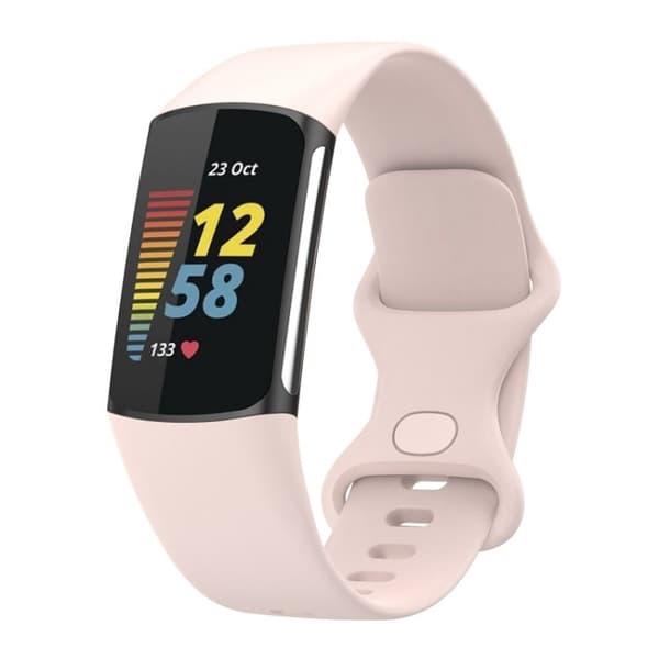 Fitbit Charge 6 Silicone watch strap - Pink