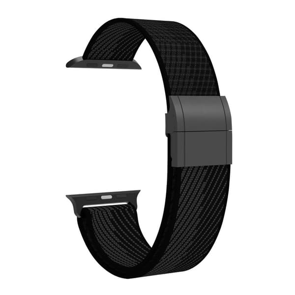 Apple Watch 42/41/40/38mm Nylon Watch Strap Magnetic Closure - Dark Gray