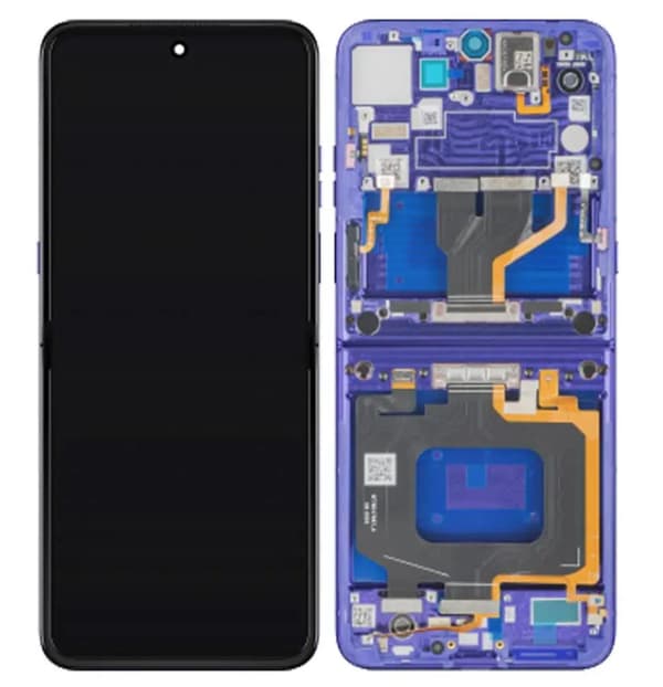 Motorola Razr 70 Ultra Main Display - Orient Blue