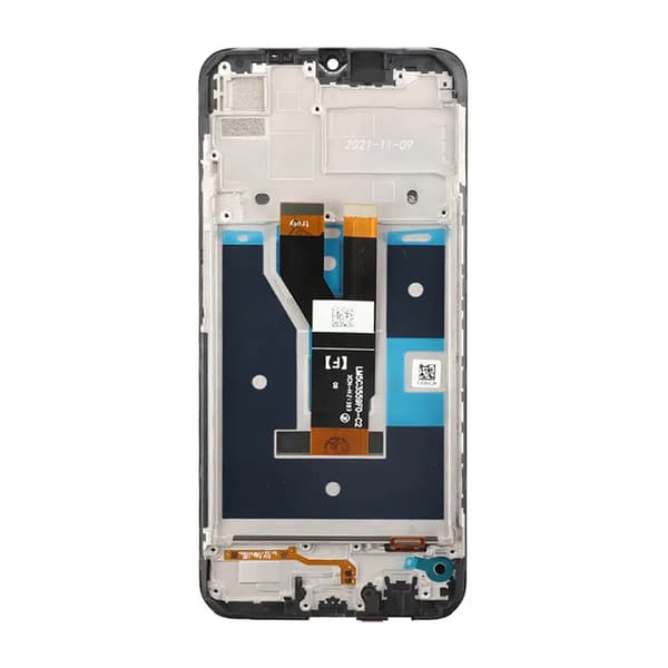 Realme Narzo 50i Skärm med LCD Display & Ram Original - Svart