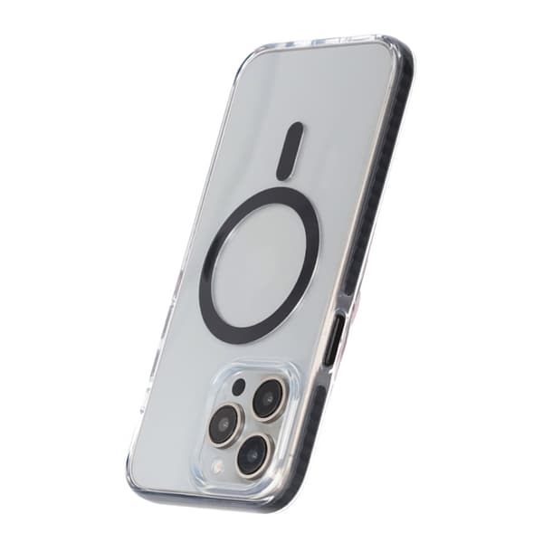 iPhone 15 Pro Mobile Case Magnet Double Protection - Black