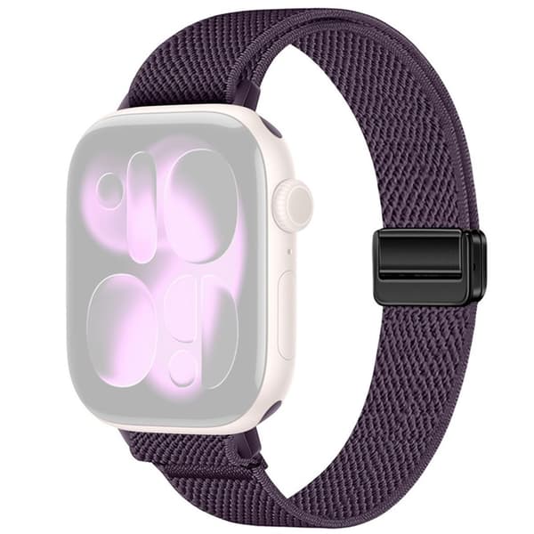 Apple Watch 42/41/40/38mm Slim Nylon Watch Strap - Purple