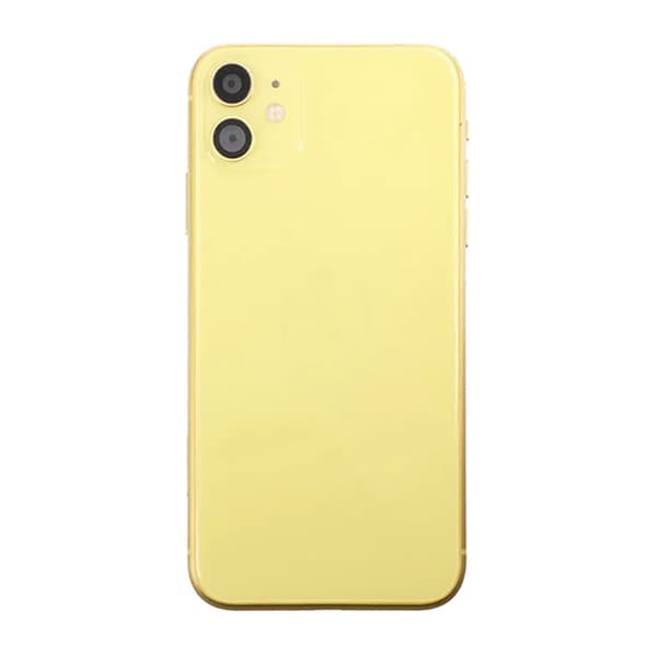 iPhone 11 Back Cover Complete OEM Yellow With Small Parts