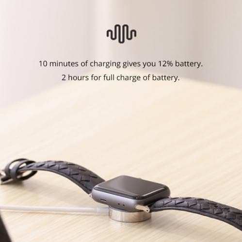 SiGN Magnetisk Laddare för Apple Watch, 2.5W, 1.2m - Vit Svart
