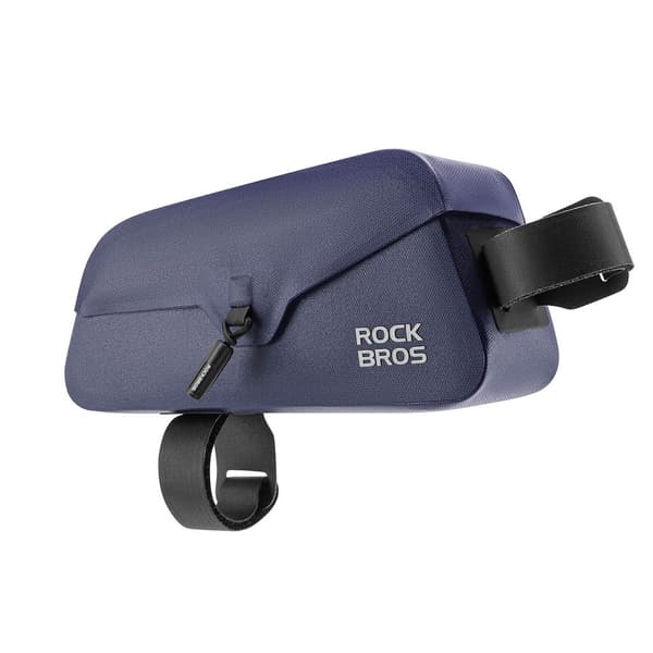 Rockbros Waterproof Bicycle Frame Bag with Magnetic Closure, 0.9L - Blue