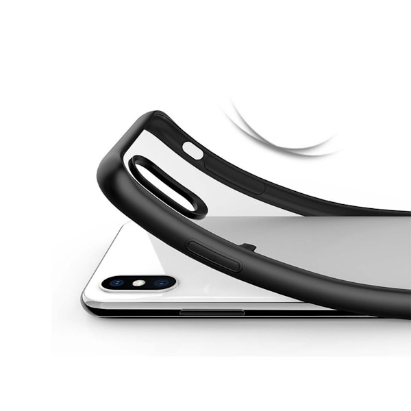 Stöttåligt Mobilskal iPhone XS Max - Svart/Transparent