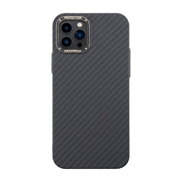 Kolfiber Skal iPhone 12/12 Pro - Svart