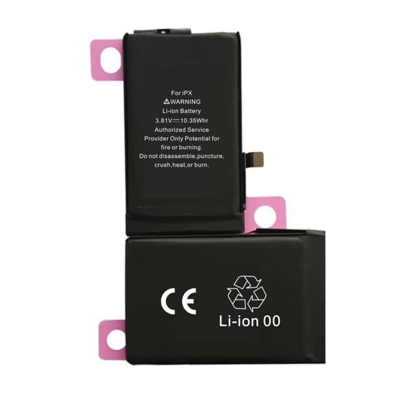 iPhone X Batteri Med Tejp Svart