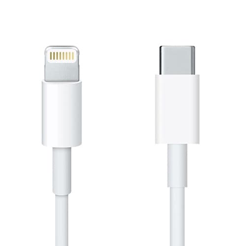 Original Apple Lightning-kabel till USB-C - 1m Svart