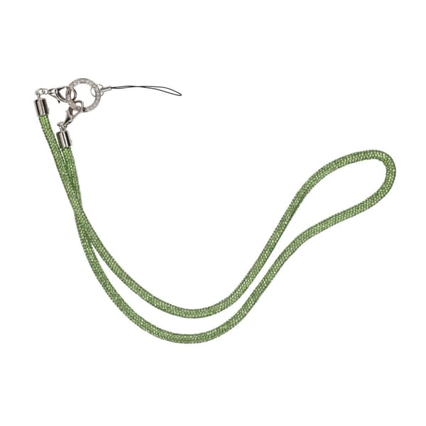 Mobilband Halsband 80cm - Grön glitter