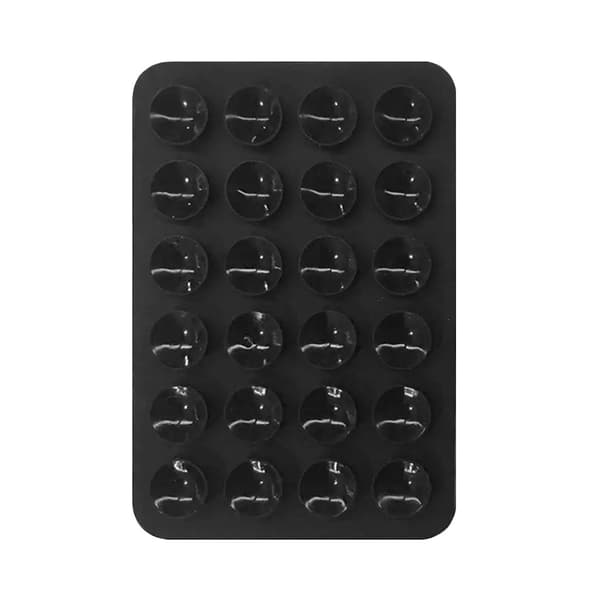 Phone Holder Silicone Suction Cup - Black