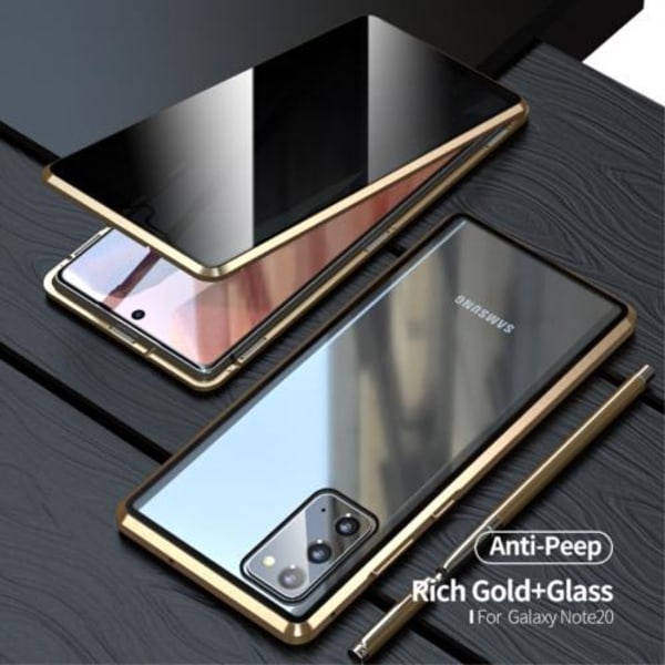 2-i-1 Skal + Skärmskydd för Samsung Galaxy Note 20 - Guld