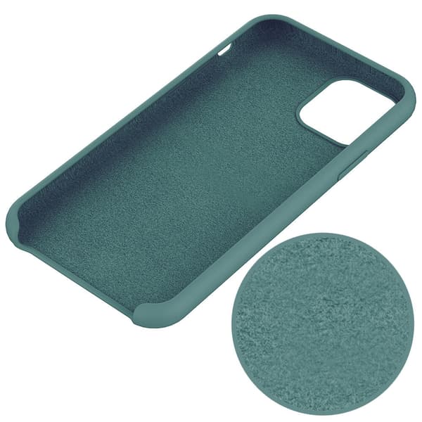 SiGN Liquid Silicone Case för iPhone XS Max - Mint Svart