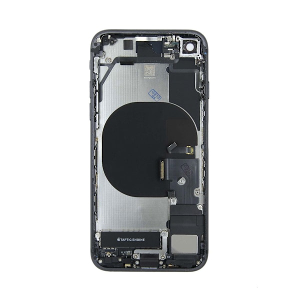 iPhone 8 Plus Baksida med Komplett Ram - Vit