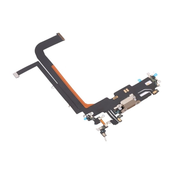 iPhone 13 Pro MaxLaddkontakt med Flexkabel Original - Guld