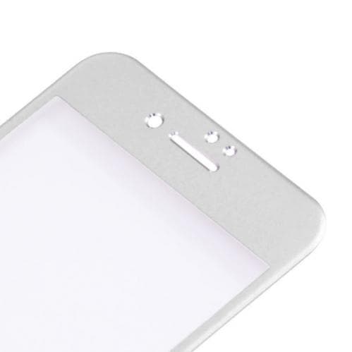 ENKAY 9H härdat glas, helskydd för iPhone 7/8/SE 2 (silver) Svart