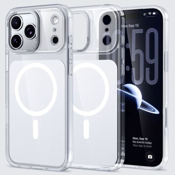 iPhone 18 Pro/17 Pro MagSafe Case Acryllic Back - White