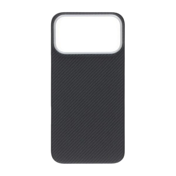 Kevlar Woven Magnetic Case - iPhone 17 Pro Max Black Thick Weave