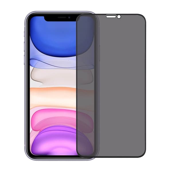 Screen Protector iPhone X/XS/11 Pro - Privacy Full Cover Tempered Glass RV- Bulk with frame -20 pcs