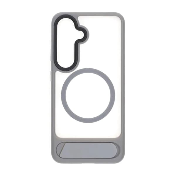 MagSafe-skal med stativ för Samsung Galaxy S25 - Grå