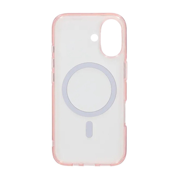 Mobilskal TPU Magsafe för iPhone 17 - Rosa Transparent