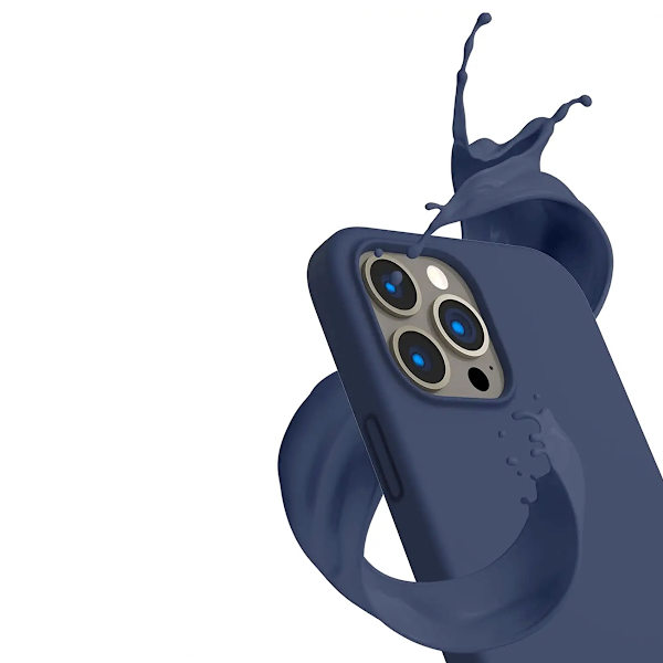 iPhone 14 Pro Max Silikonskal Rvelon - Blå