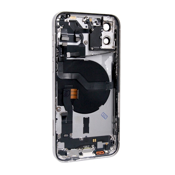 iPhone 12 Baksida med Komplett Ram - Vit