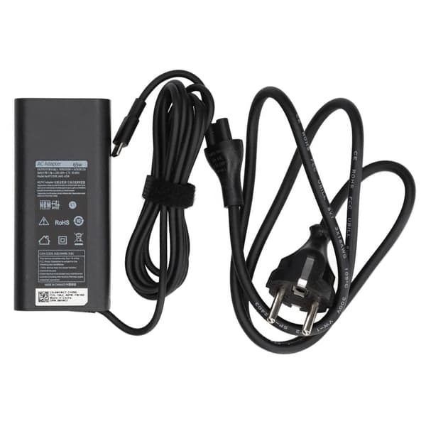 Power Adapter Charger for Dell 65W USB-C 19.5V