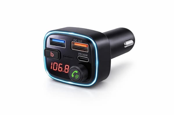 Bargain corner SiGN FM transmitter & Car Charger 48W, 2x USB-A/1x USB-C 30W PD
