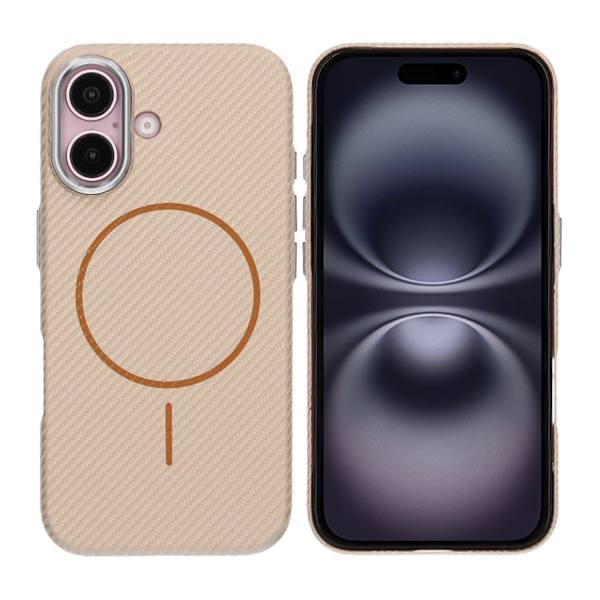 iPhone 16 Carbon Case - Gold