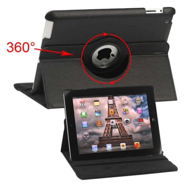 Rotatable cover for iPad 9.7" 4/3/2 - Black