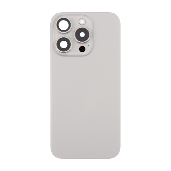 iPhone 16 Pro Max Back Glass Complete OEM - Natural Titanium