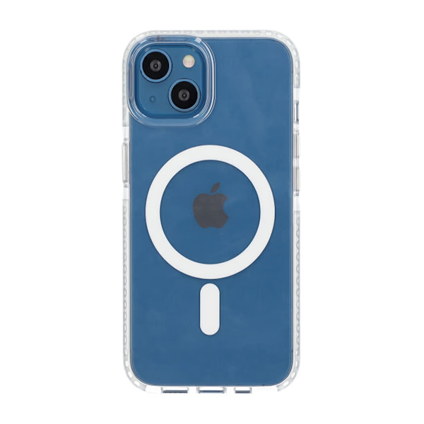 Mobile Case Magnet Double Protection for iPhone 13 and 14 - White