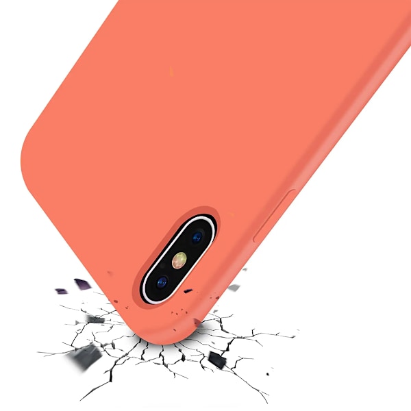 iPhone X/XS Silikonskal Rvelon - Rosa