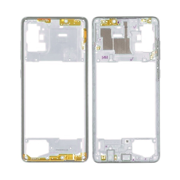 Galaxy A71 Middle Frame Silver