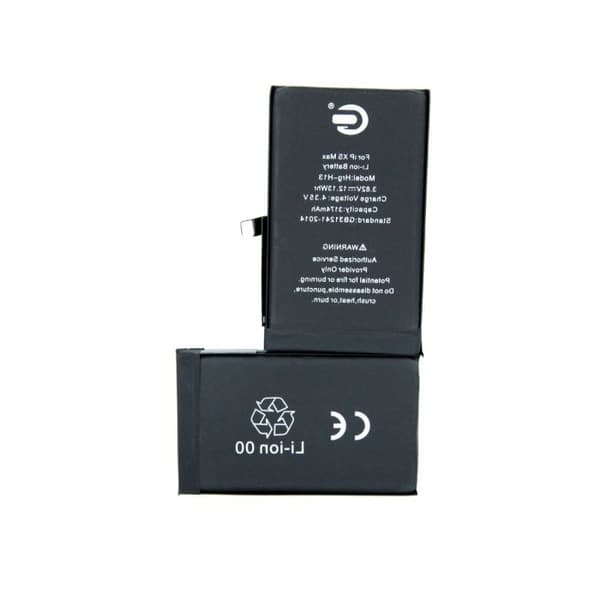 iPhone Xs Max Batteri Med Tejp Svart